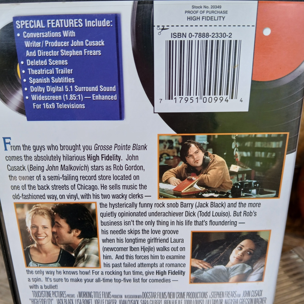 Music Lovers Night In! High FIDELITY plus MUSIC and Lyrics DVD DUO Cabincore - Picture 3 of 6